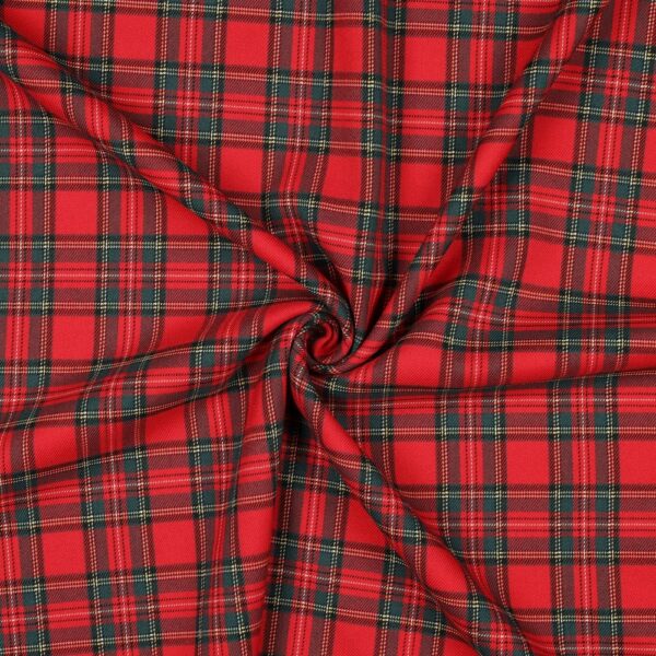 KLASSISK SKOTSKRUTA LITEN RÖD/GRÖN FG 2