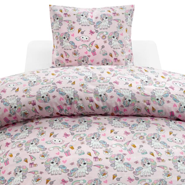BÄDDSET ENHÖRNING ROSA