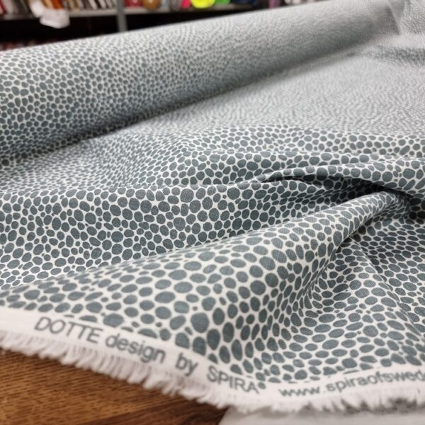 Inredningstyg Dotte gråblå
